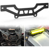 Black billet aluminum light bar mounting brackets for Can-Am Maverick X3