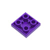 A pack of 20 reverse light panels for building blocks in a purple square shape.