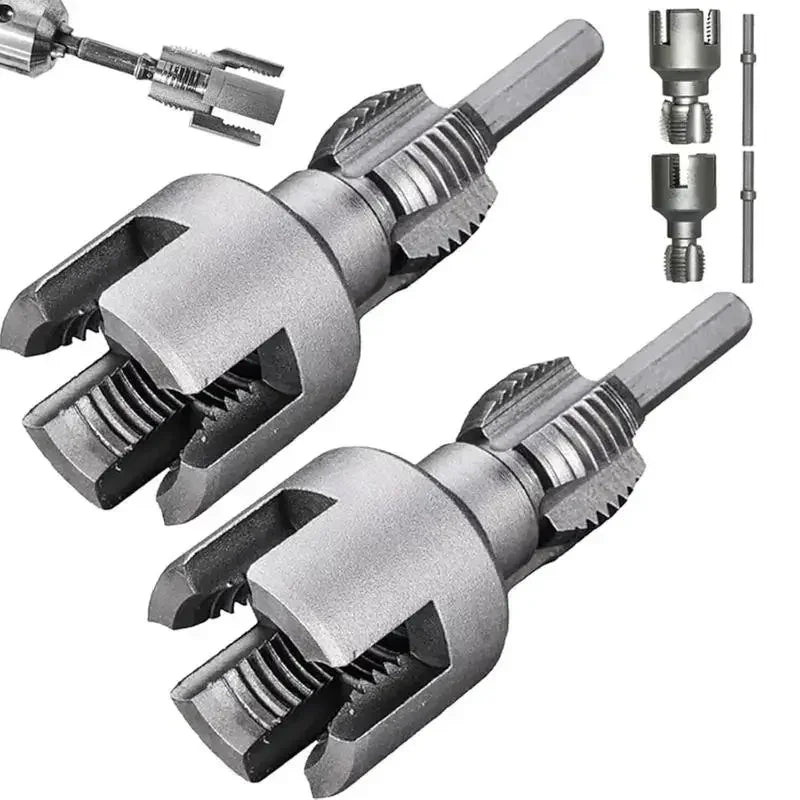 Integrated Electric Drill Pipe Threading Tool for PVC Pipes