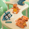 Dinosaur Stair Climbing Race Track Toy with Lights and Music