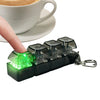 Tactile Fidget Keyboard Keychain