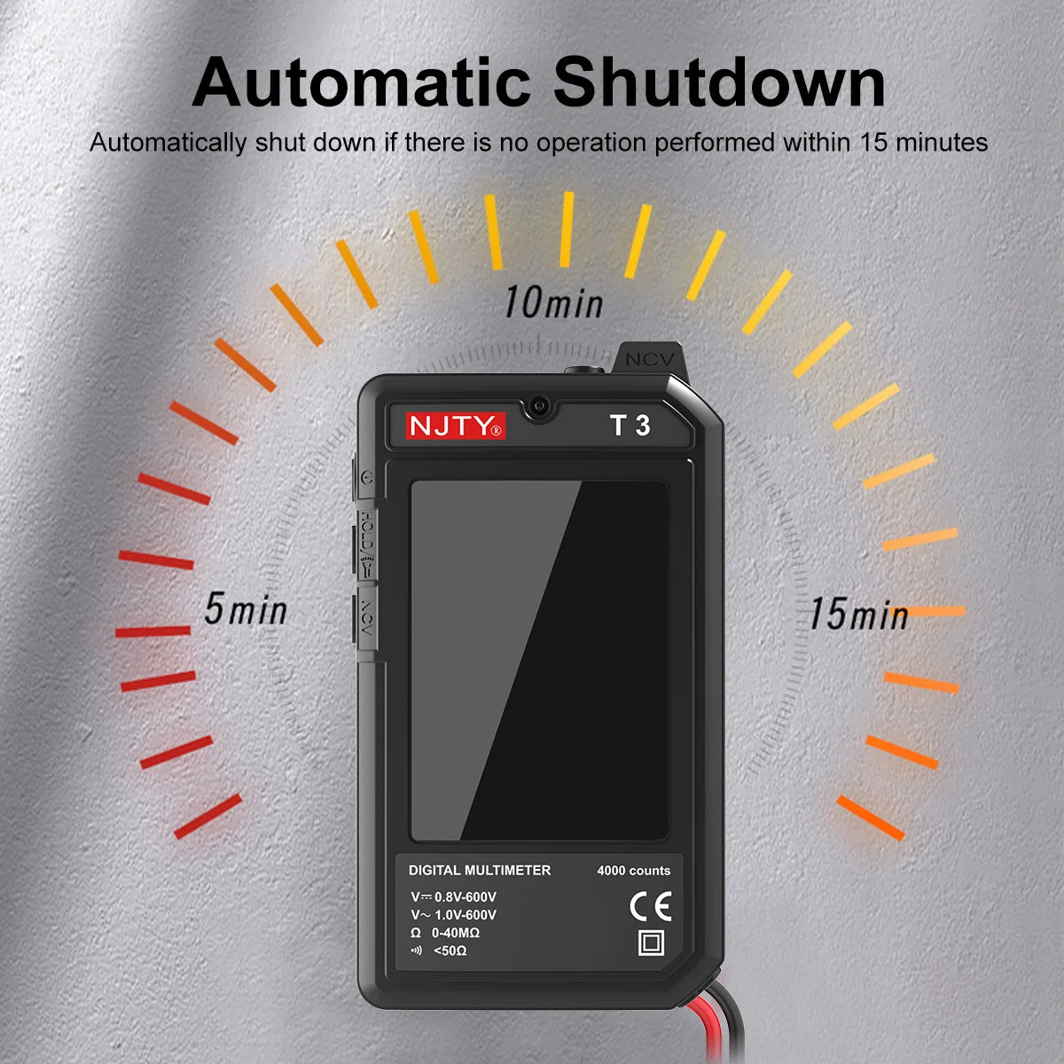 Smart Digital Multimeter with Type-C Charging and NCV Detection