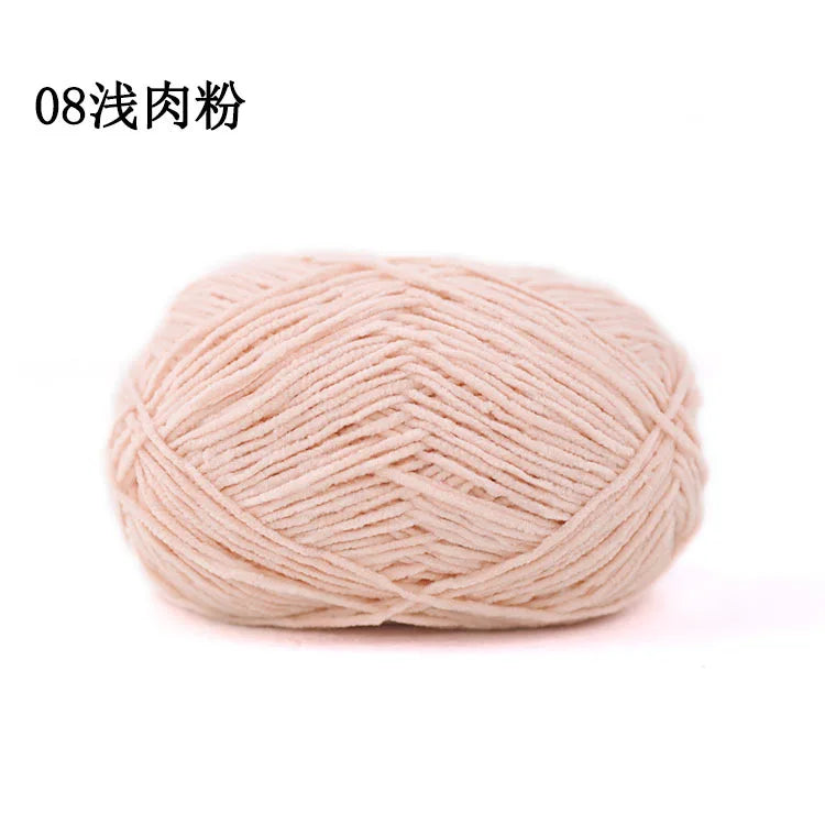 Matte Chenille Yarn for Crochet and Knitting