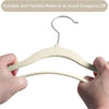 Kids' Velvet Non-Slip Slim Hangers with 360° Swivel Hooks (10-Pack)