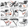 MTB Front Rack Carrier for Bicycle Panniers and Cargo