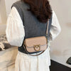 Minimalistische quadratische Umhängetasche