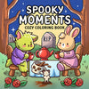 Cat Moments Adult Coloring Book