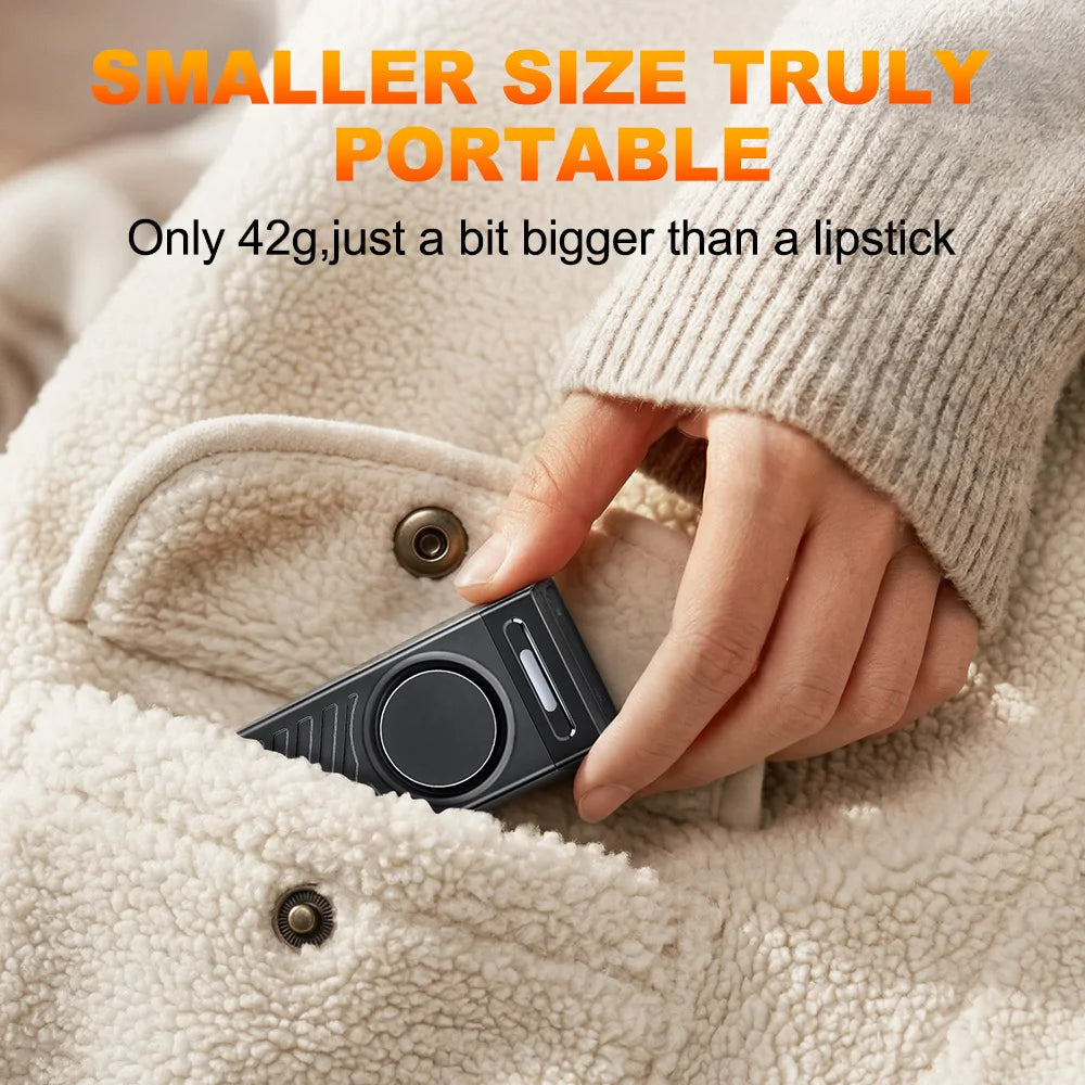 Portable Door Stop Alarm with 120dB Siren