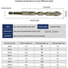 Carbide Four-Blade Serrated Drill Bit Set 6-10mm for Tile, Ceramic, and Stone