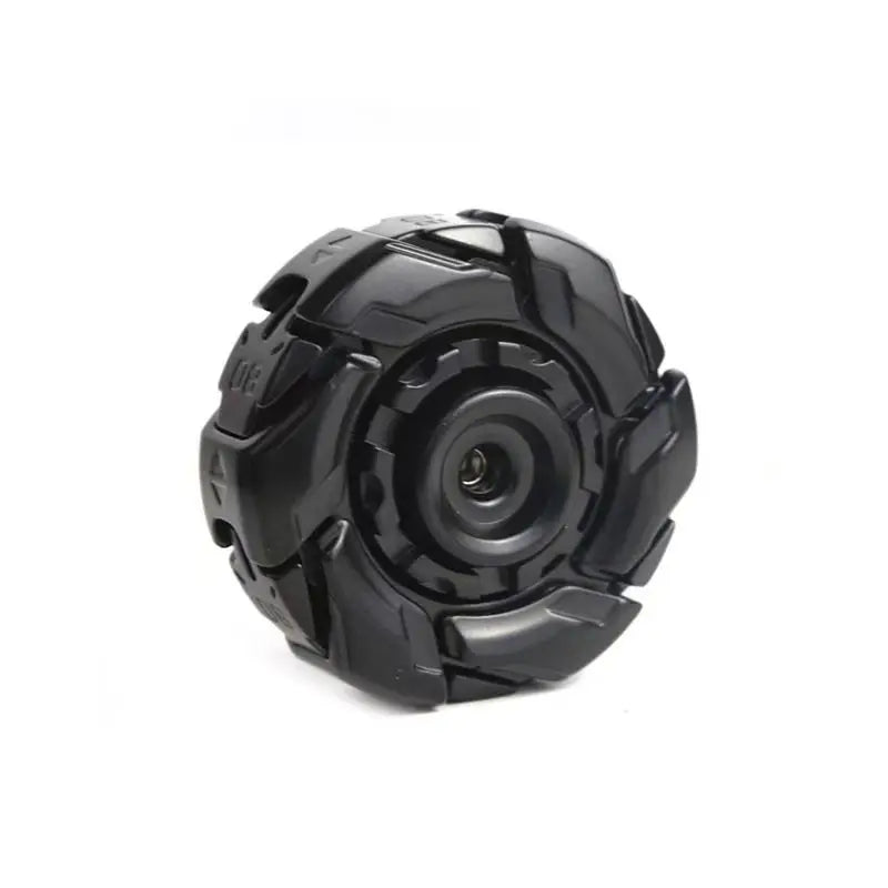 Black precision metal fidget spinner designed for focus and stress relief