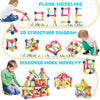 Magnetic Building Sticks and Balls Construction Set - 188 Pieces STEM Toy for Kids