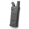 A black TPMS relearn tool with a digital tire pressure gauge and a connector tip.