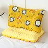 Reversible Baby Pillow with Cartoon Animal Patterns