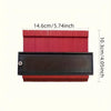 Contour Gauge Ruler with Lockable Pins for Accurate Profile Transfer