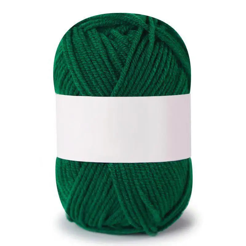 Soft Milk Cotton Knitting Yarn – Anti-Pilling 4ply Yarn for Crochet & Knitting