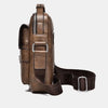 Vintage Leather Messenger Bag for Men – Classic Crossbody Shoulder Bag