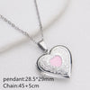 Vintage Floral Heart Locket Necklace