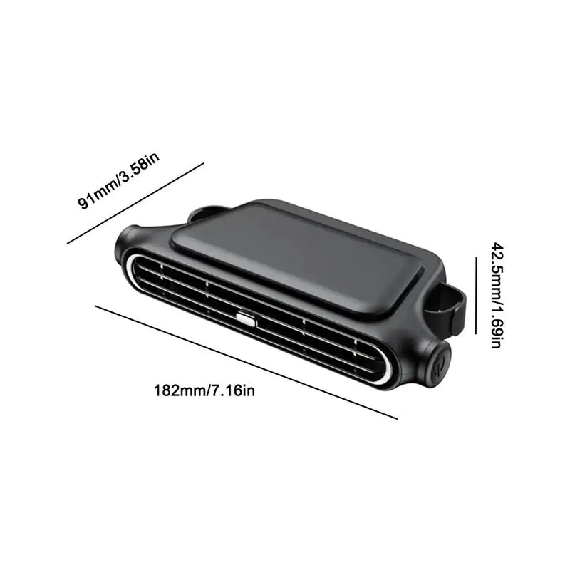 Rechargeable Neck-Rest Car Seat Fan