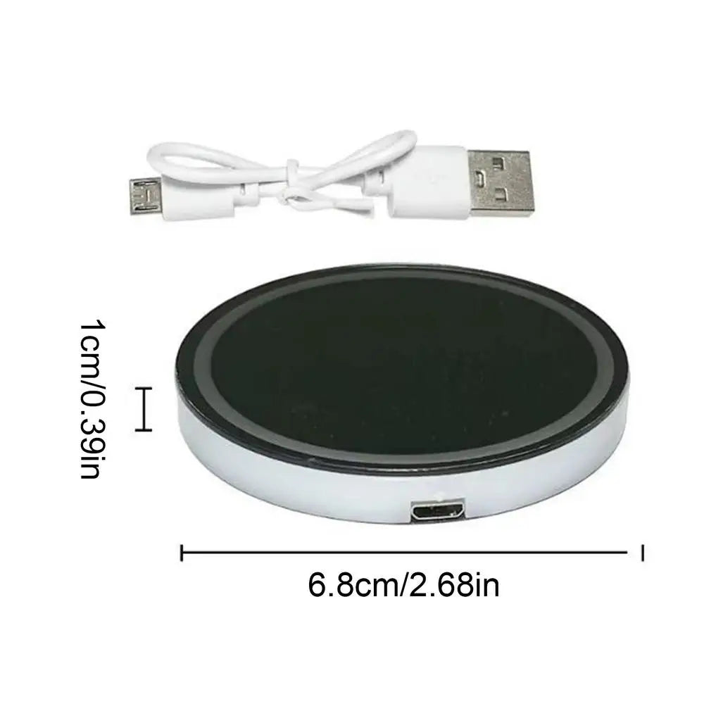 LED Light-Up Car Cup Coasters with Motion-Activated Glow