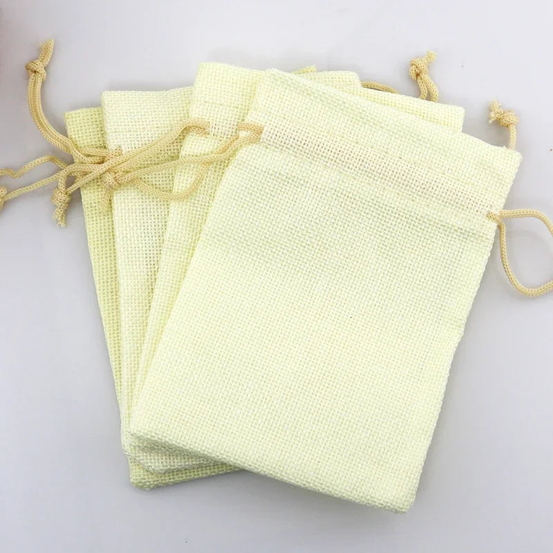 Natural Jute Gift Bags with Drawstring (5 Sizes)