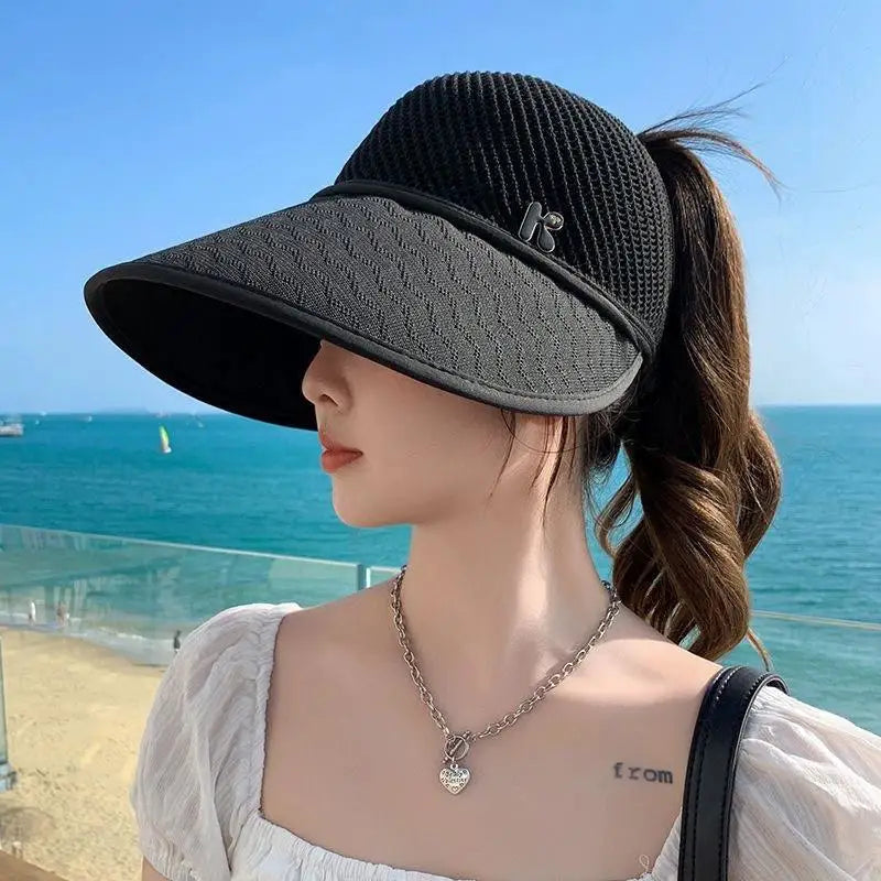 Wide Brim Straw Sun Hat