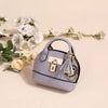 Mini Leather-Look Coin Purse with Keychain