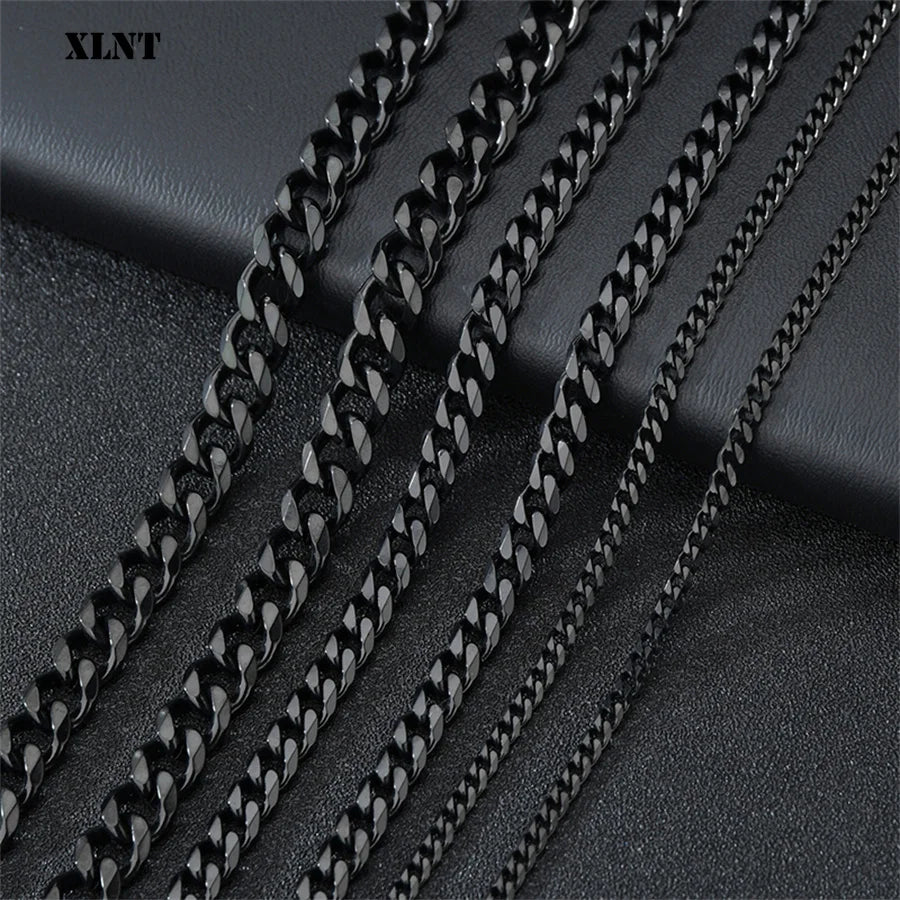 Classic Stainless Steel Cuban Link Necklace
