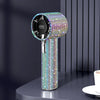 Glittering Diamond Portable Rechargeable Fan