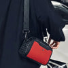 2-in-1 Convertible PU Leather Crossbody & Clutch Bag