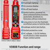 Socket Tester with AC/DC Voltage Detection and Polarity Check