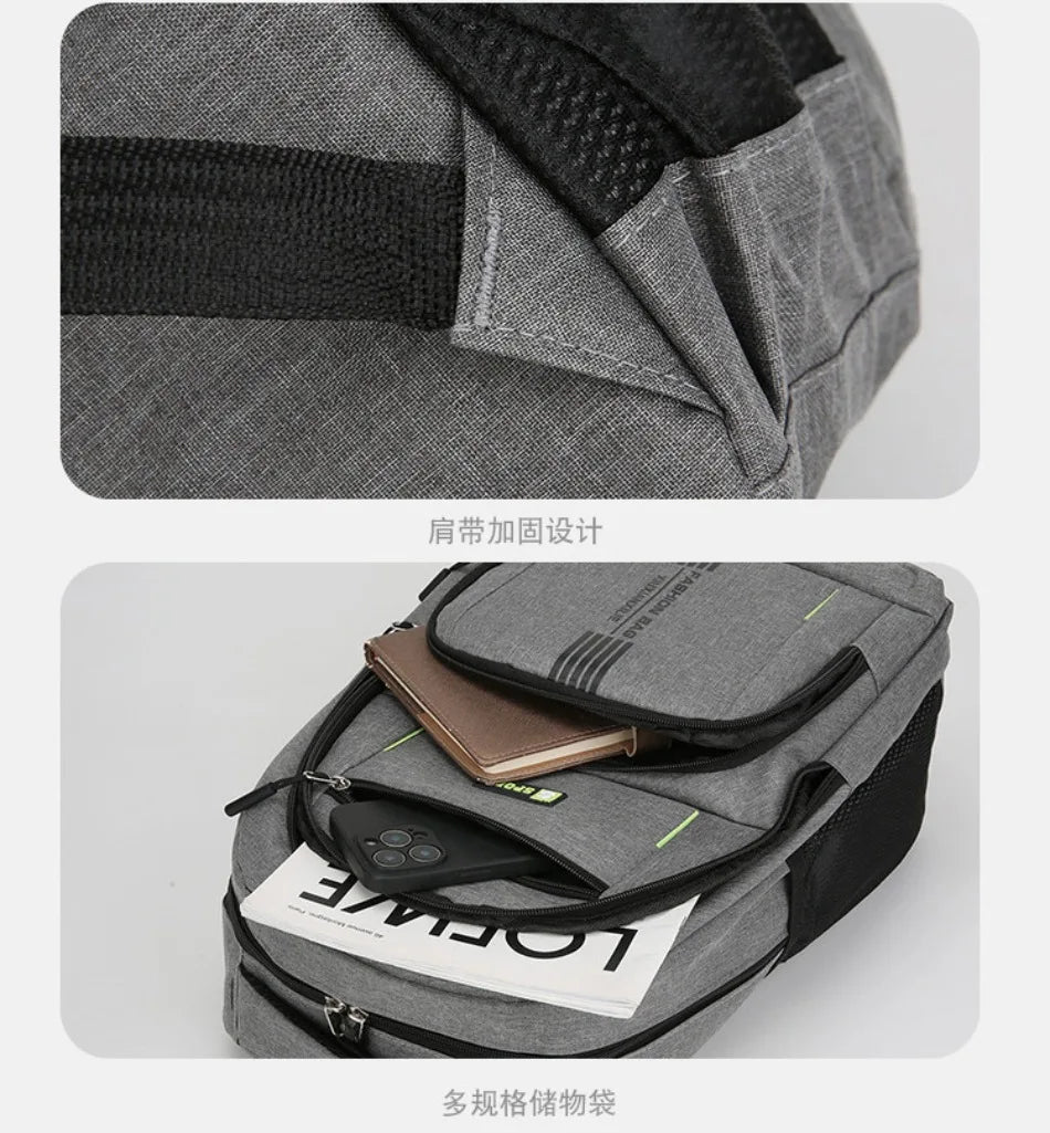 Versatile Commuter Backpack for Men – Lightweight with 15" Laptop Compartment