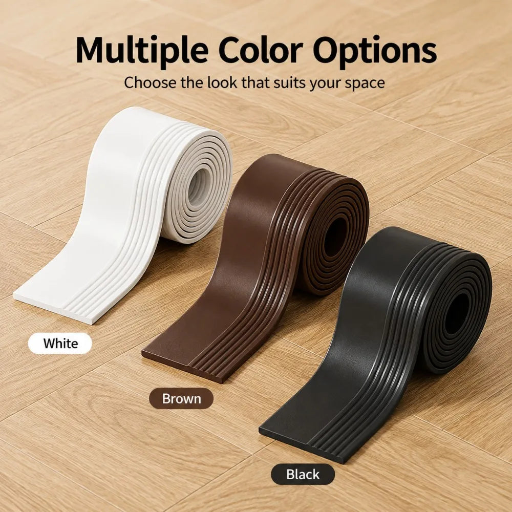 Self-Adhesive Door Bottom Seal Strip – Draft Stopper & Soundproofing
