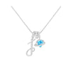 Heart-Shaped Initial Pendant Necklace
