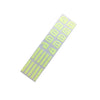 A set of glow-in-the-dark car window button stickers arranged in a grid pattern.
