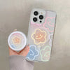 Floral Magnetic Phone Case with Kickstand