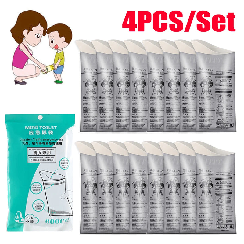 Disposable Emergency Urinal Bags - Portable Travel & Camping Toiletries