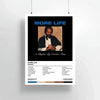 A canvas print featuring Drake's album art for More Life titled A Playlist by October Firm.