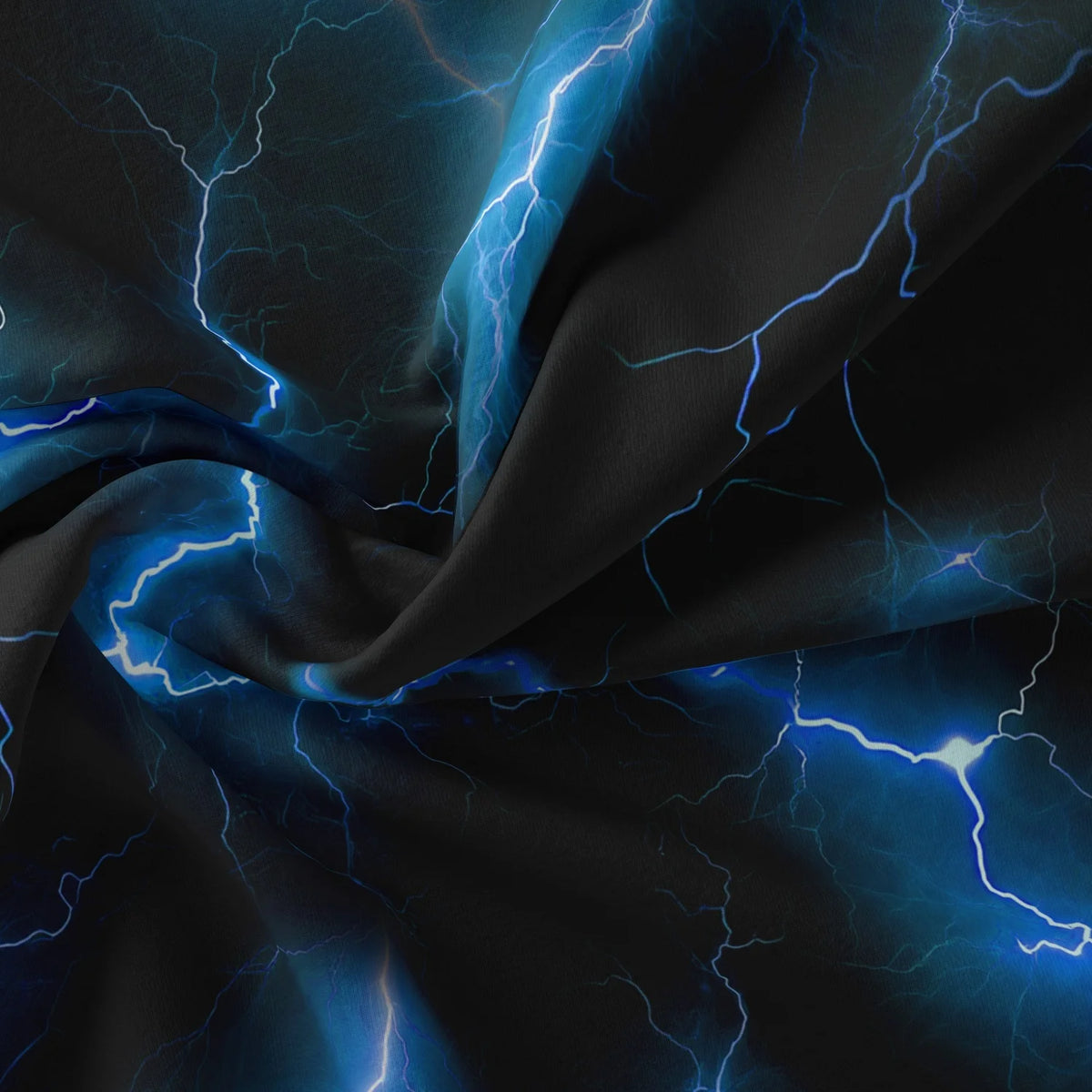 Lightning Storm Print Duvet Cover Set – Soft, Breathable Bedding for All Seasons