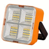 Solar-Powered LED Work Light with Portable Design