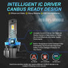 Dual-Color LED Headlight Bulbs with Fog Light Mode