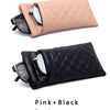 Double-Layer PU Leather Glasses Case with Soft Lining