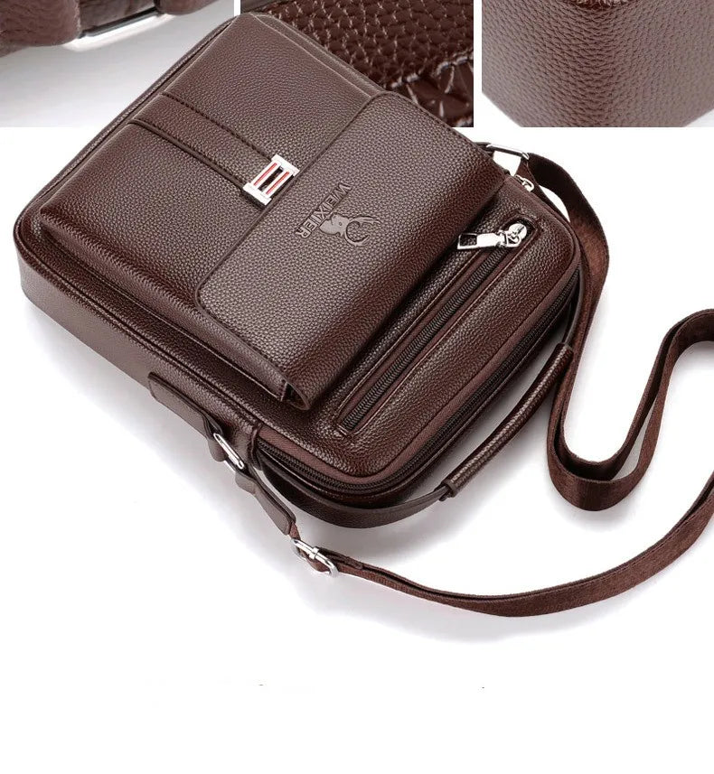 Vintage Waterproof Crossbody Messenger Bag for Men
