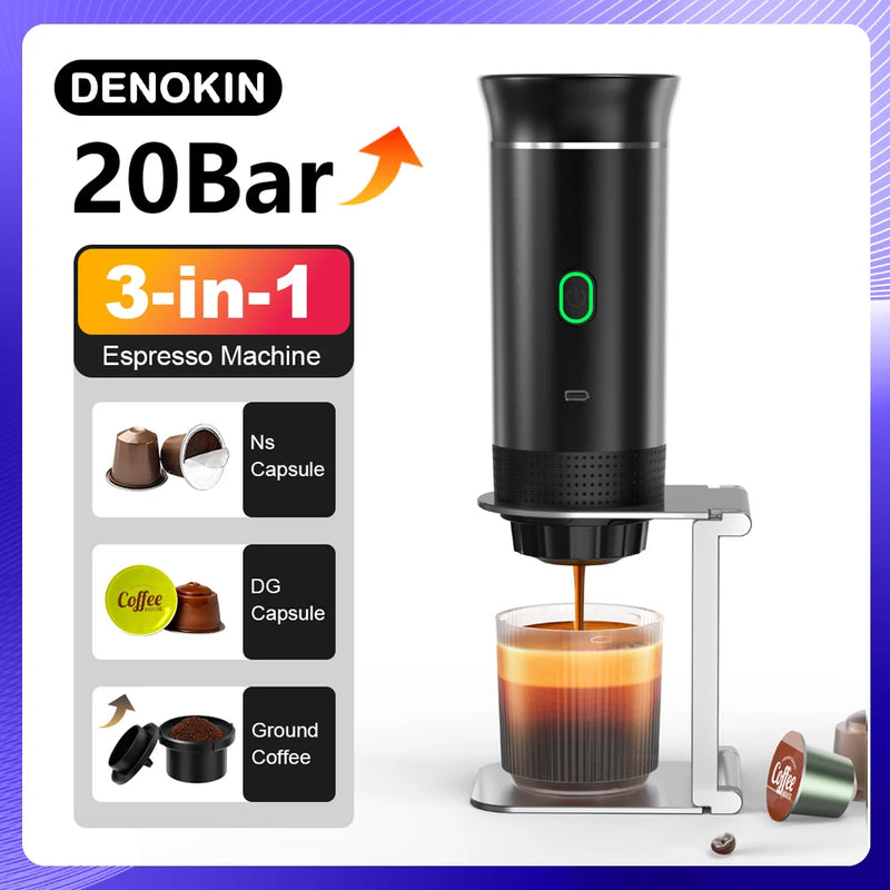 Portable Electric Espresso Coffee Maker