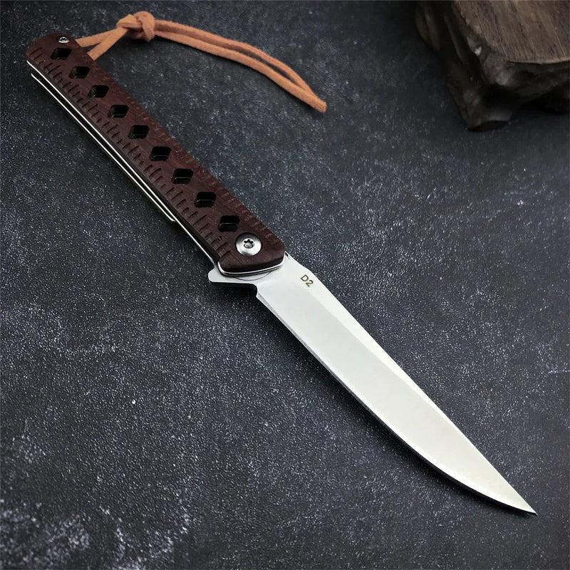 Cuchillo Plegable de Bolsillo de Palisandro