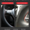 Wear tear steering wheel cover protects original steering wheel and is comfortable breathable