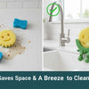 Hanging Sponge Holder with Drainage – Space-Saving Kitchen Sink Organizer