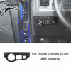 Carbon fiber interior trim kit for Dodge Charger featuring an ABS material component.