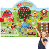 Interactive Felt Story Board Set with Farm & Ocean Themes
