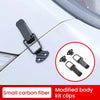 Modified body kit clips made of small carbon fiber for car or truck applications
