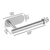 Adhesive Stainless Steel Toilet Paper Holder with Wall Mount